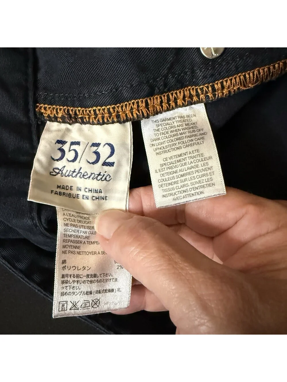 Tommy Bahama Navy Jeans Men’s 35x32 Straight Stretch Denim Pants
